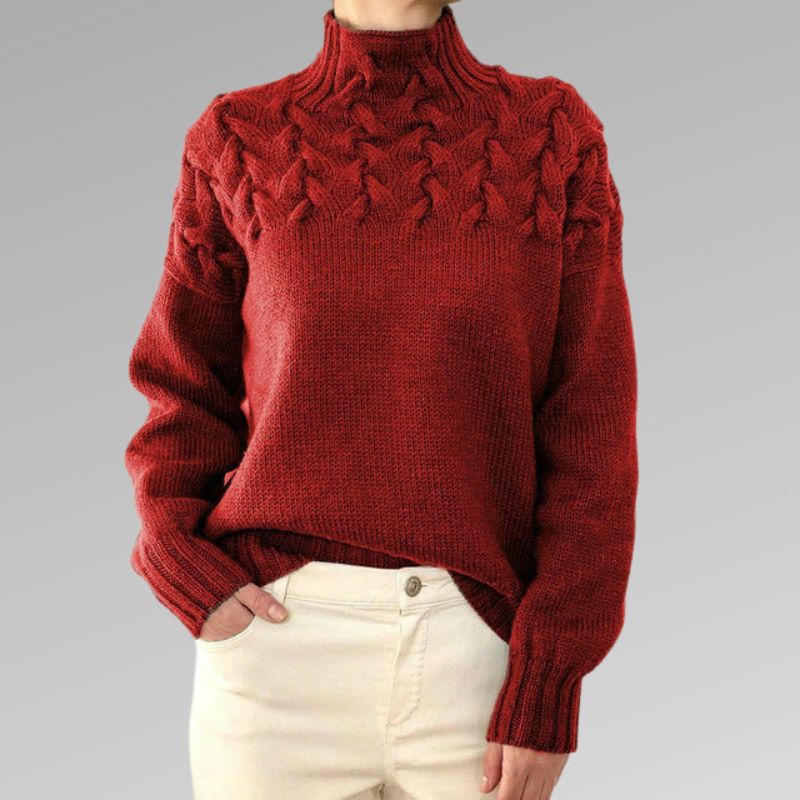 Victoire™ | Eleganter Zopfmuster-Pullover