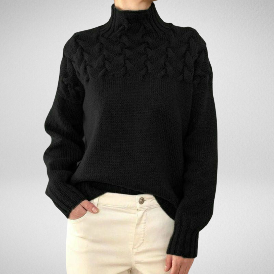 Victoire™ | Eleganter Zopfmuster-Pullover