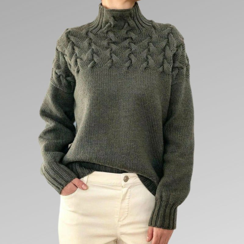 Victoire™ | Eleganter Zopfmuster-Pullover