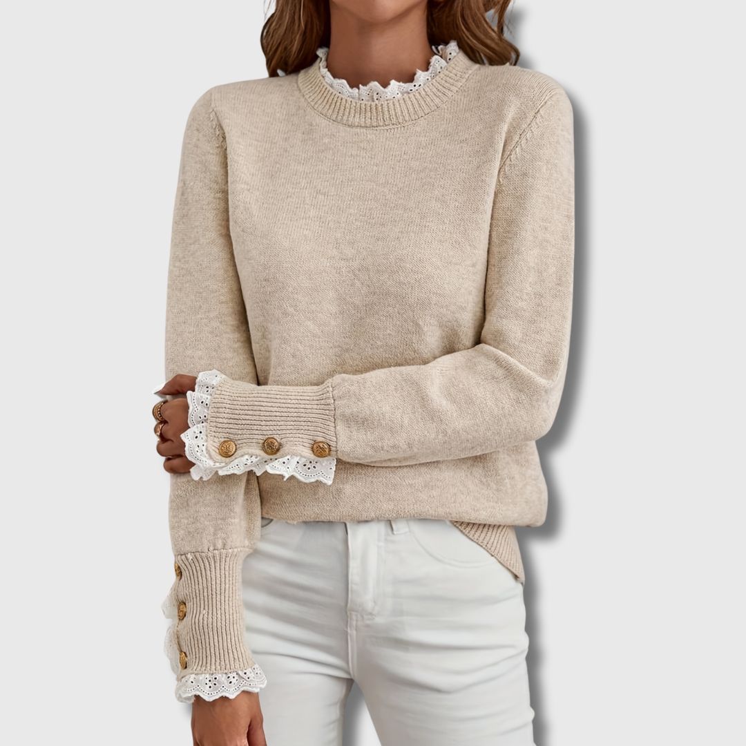 Evee™ | Eleganter Pullover aus Spitze