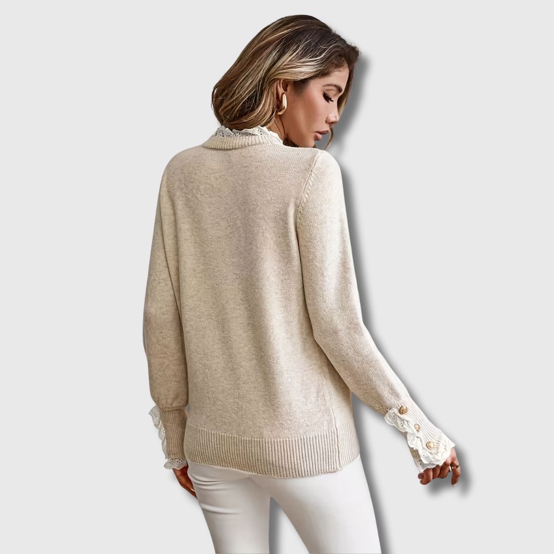 Evee™ | Eleganter Pullover aus Spitze